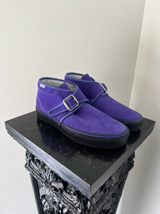 Vans x Noah collab chukka monk strap in purple suede NWT